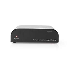 Preamplificator Nedis, 1x RCA mama intrare - 1x RCA mama iesire, 2 canale, negru