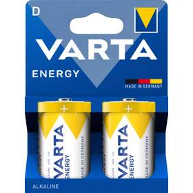 Baterie alcalina R20 (D) Energy Varta, set 2 buc