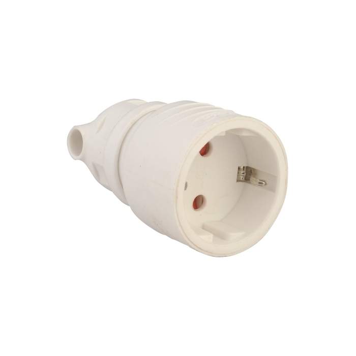 Shuko-coupling-with-white-side-outlet-clamping-ring-Well-1