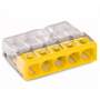 Cable-quick-link-clamps-5x-0.5-2.5mm-yellow-Wago-box-100-pcs-2273-205-1