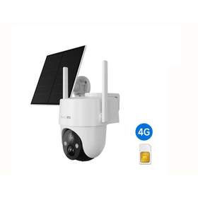 Pachet camera de supraveghere pentru exterior Arenti GO3G+SP2, AOV, panou solar, 3MP, 4G, PIR, microfon, alb