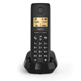 Telefon fara fir DECT Gigaset PURE 100, negru, produs cu ambalaj deteriorat