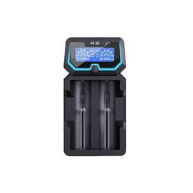 Incarcator acumulatori Li-ion, NiMH, NiCD, AA/AAA/AAAA, 2 canale, afisaj LCD, X2 XTAR