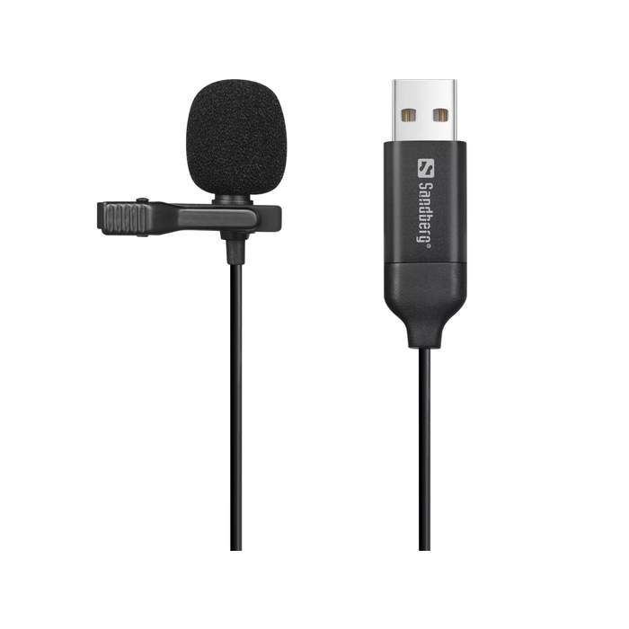 Sandberg-126-40-Clip-on-Lavalier-Microphone-USB-3m-Black-1