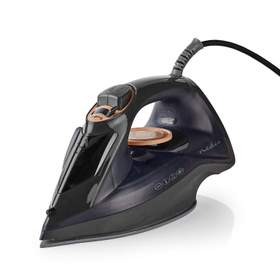 Fier de calcat Nedis, 2200W, 260ml, placa ceramica, violet