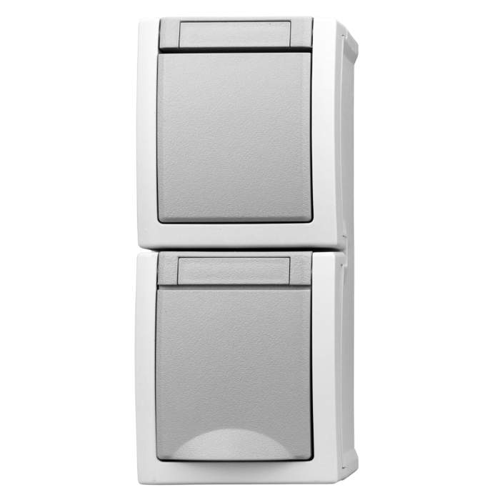 Intrerupator-si-priza-Schrack-Visio50-EV211003-aparent-vertical-cu-capac-gri-IP54-conexiune-elastica-1