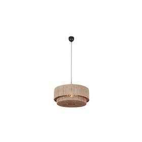 Lampa suspendata TRIO SMILLA, 1x E27 (nu este inclus), max. 10W, negru, bej, 366890136