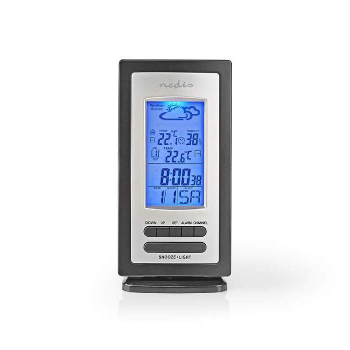 Weather-Station-|-Indoor-&-Outdoor-|-Including-wireless-weather-sensor-|-Weather-forecast-|-Time-display-|-LCD-Display-|-Alarm-clock-function-1