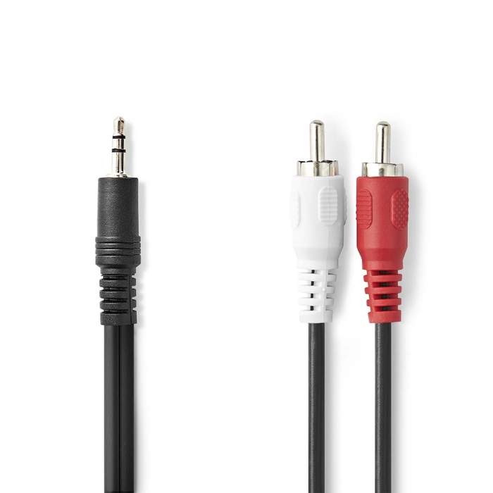 Nedis-3.5mm-Stereo-Audio-Cable-Male--2x-RCA-Male-2m-Black-1