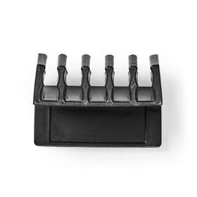 Organizator de cabluri, 5 sloturi, max 7.1mm, set 2 bucati, negru, Nedis