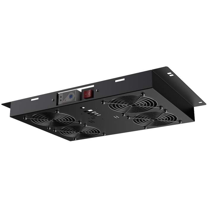 1U-Ventilation-Unit-for-19"-Rack-4-Fans-with-Thermostat-Black-RAL9005-Mirsan-MR.FAN4AT.01-1