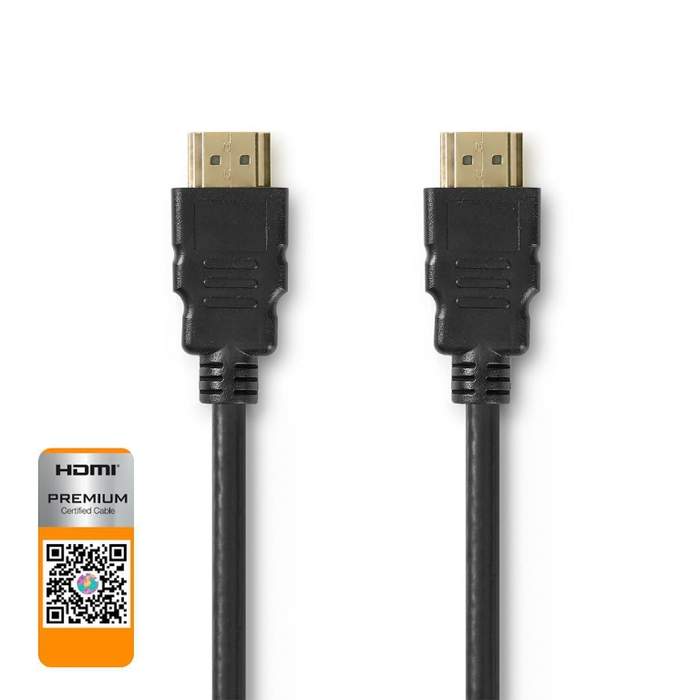 Premium-High-Speed-HDMI-Cable-with-Ethernet-4K60Hz-1m-Black-Nedis-1