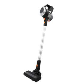 Aspirator vertical fara sac Nedis, 130W, 1L, 25.9V, autonomie 40 minute, negru/portocaliu