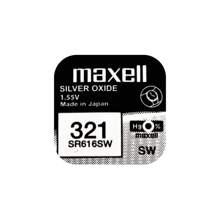 Maxell-SR616SW-V321-SR65-1.55V-Watch-Battery-Silver-Oxide-10pcs/box-1