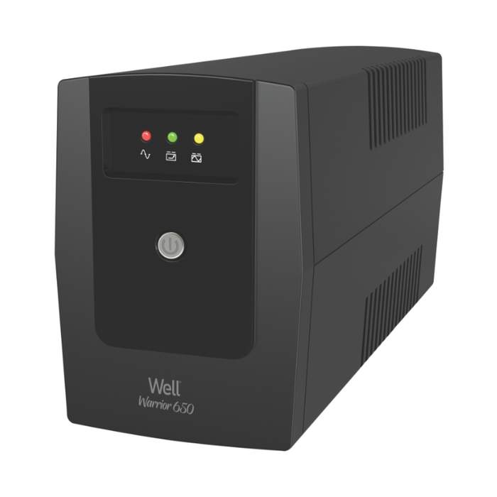 Well-Warrior-650VA/390W-Interactive-Line-UPS-LED-Display-1