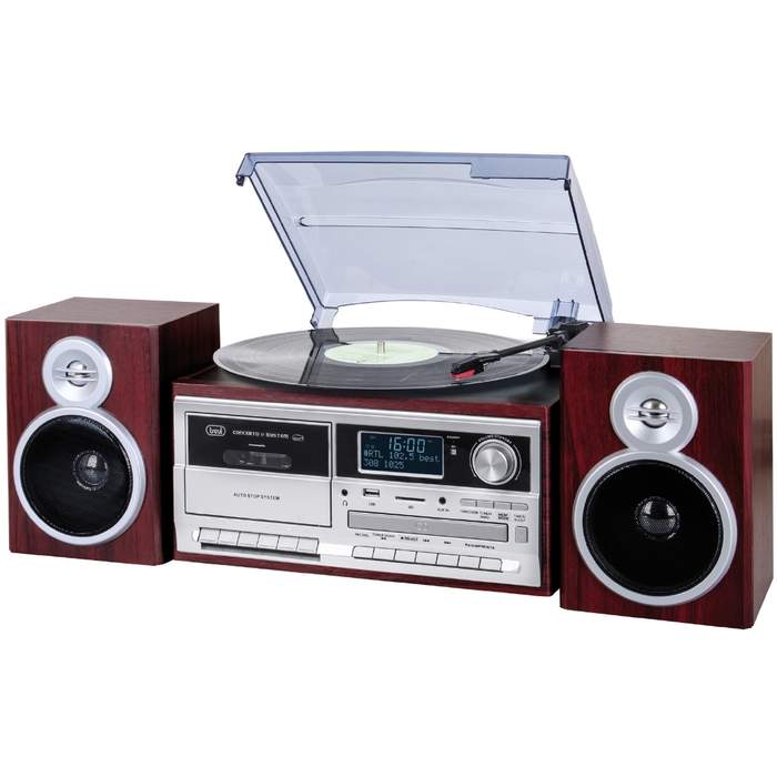 Trevi-TT-1072-DAB-pick-up-2-speakers-Bluetooth-radio-cassette-CD-wood-1