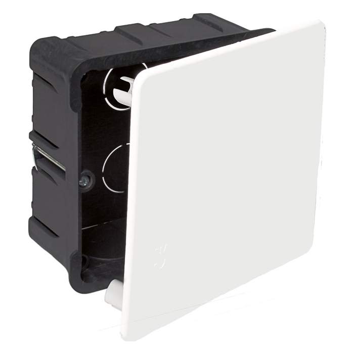 Solera-5562-junction-box-masonry-square-cap-with-clamps-recessed-12-inlets-Ø25-108x108x45mm-set-of-4-pieces-1