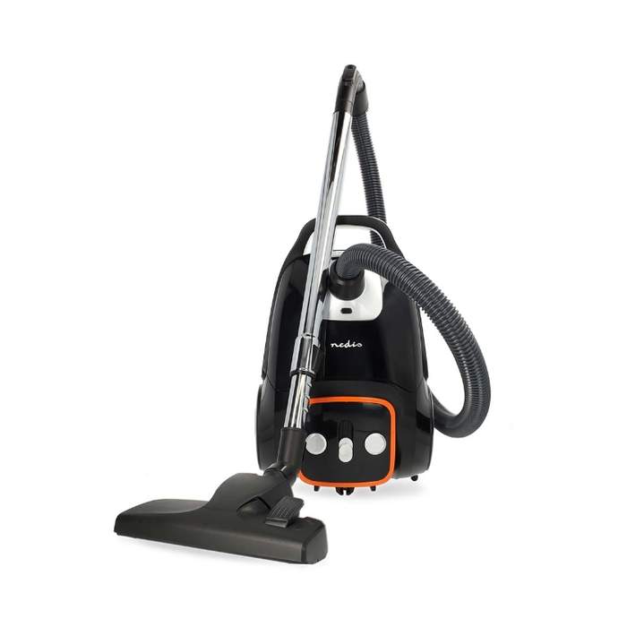 Nedis-Bagged-Vacuum-Cleaner-700W-3L-Dust-Capacity-Black/Orange-1