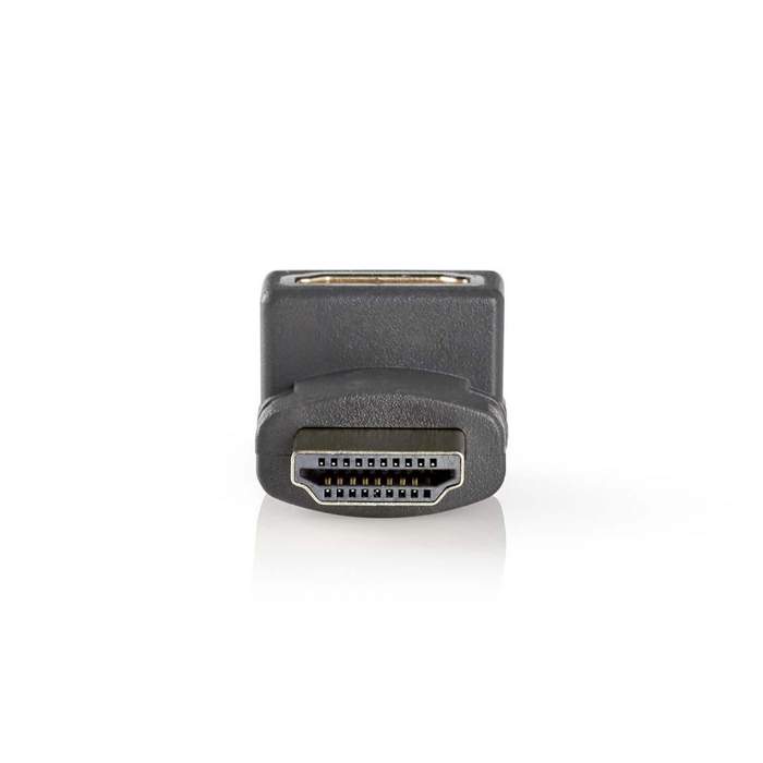 HDMI-Male-to-HDMI-Mother-Adapter-270°-4K-Anthracite-Nedis-1