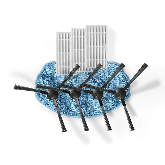 Spare-parts-for-WIFIVCR001CBK-vacuum-cleaner-3-Hepa-filters-2-sets-of-brushes-1-mop-Nedis-1
