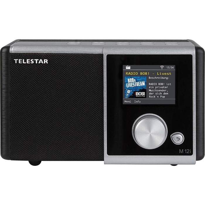 Internet-radio-15W-2.4"-screen-alarm-&-clock-black-DIRA-M-12i-Telestar-1