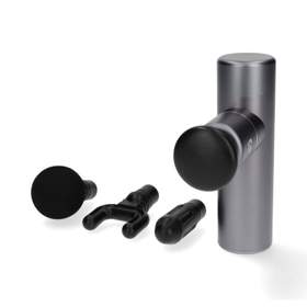 Aparat de masaj pentru sportivi, 4 capete, 5 moduri de masaj, Bluetooth, gri, Nedis