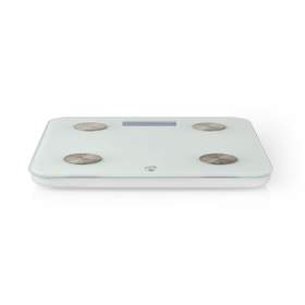 Cantar digital de baie Smart WIFI sticla temperata Nedis