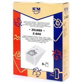 Sac aspirator Zelmer, hartie, 5X saci, K&M