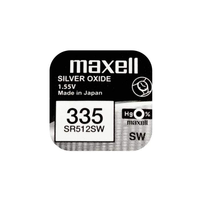Maxell-SR512SW-V335-1.55V-Watch-Battery-Silver-Oxide-10pcs/box-1