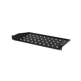 Tava fixa consola 1U pentru rack 19" adancime 250mm nergu RAL9005 Mirsan MR.RAK1U25.01