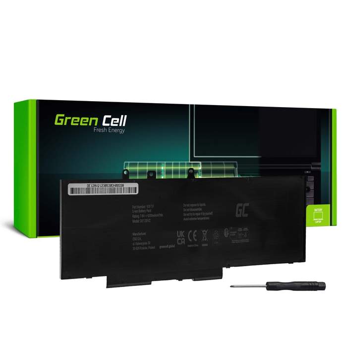 Dell-Latitude-Laptop-Battery-5280-5290-5480-5490-5491-5495-5580-5590-5591-6200mAh-DE128V2-Green-Cell-1