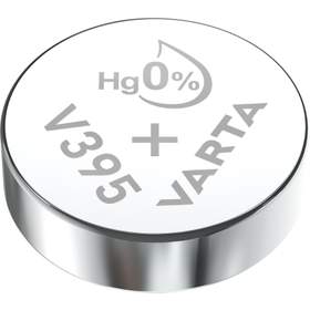 Baterie pentru ceas, 1.55V, 42mAh, oxid de argint, V395 / SR57 Varta, set 10 bucati