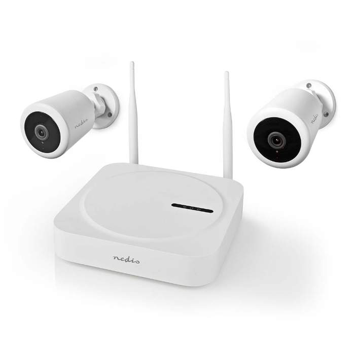 Nedis-Outdoor-Surveillance-System-2x-Cameras-Smart-WiFi-1080p-IP65-Night-Vision-Mode-1