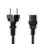 Schuko-Male-Power-Cable--IEC-320-C13-10m-Black-Nedis-1