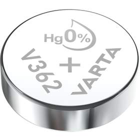 Baterie pentru ceas,1.55V, 22mAh, oxid de argint, V362/SR58 Varta, set 10 bucati
