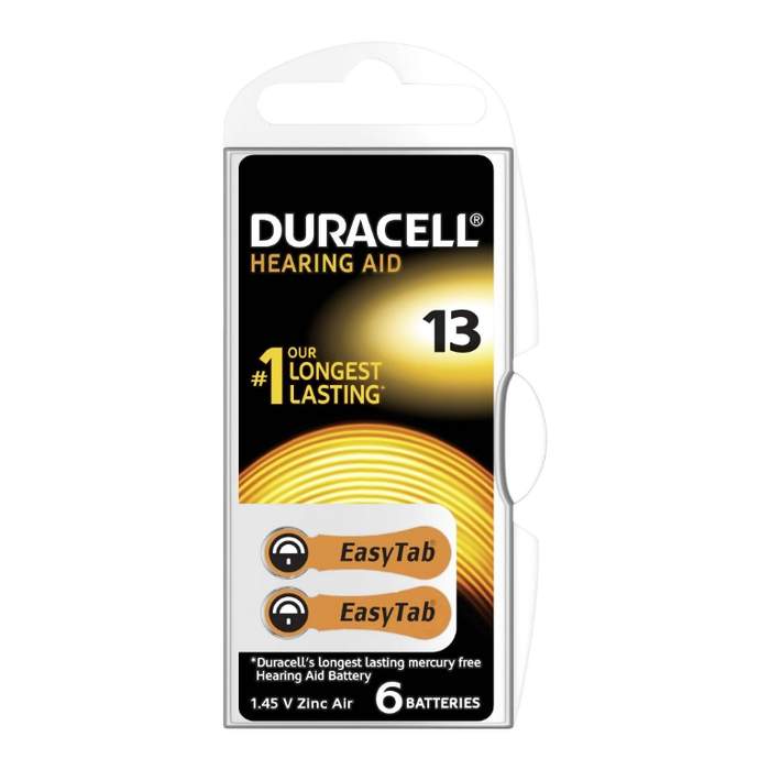 ZA13-Hearing-Battery-PR48-Duracell-6pcs/blister-1