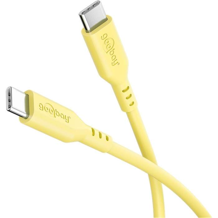 USB-C--USB-C-Cable-1.5m-Yellow-Goobay-1