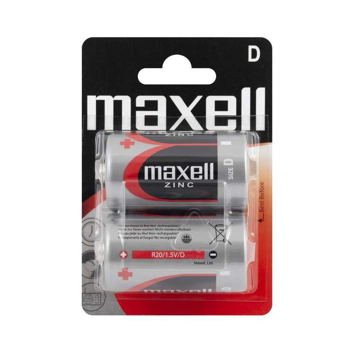 Maxell-R20-(D)-zinc-battery-2pcs/blister-1