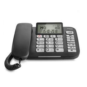 Telefon fix analogic Gigaset DL580 negru, afisaj LCD