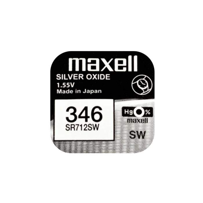Maxell-SR712SW-V346-1.55V-Watch-Battery-Silver-Oxide-10pcs/box-1