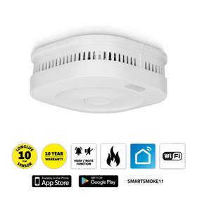 Detector de fum Smart Zigbee Alecto Smoke11, EN14604, 85dB