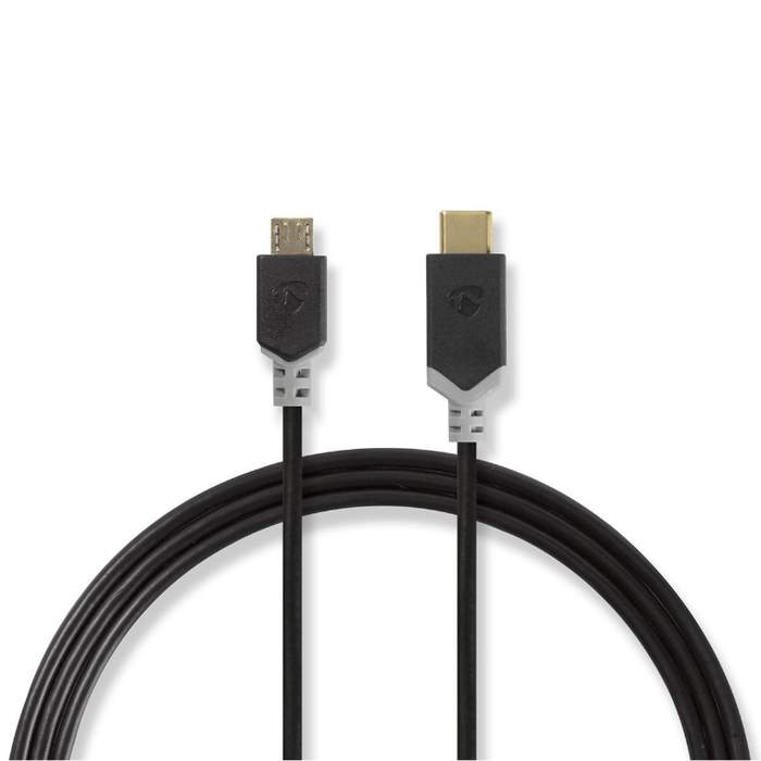 USB-2.0-USB-C-Male--Micro-USB-B-Male-1m-Anthracite-Cable-Nedis-1