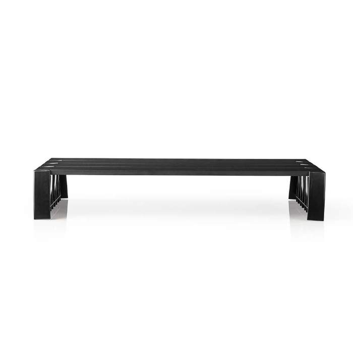 Ergonomic-Multifunctional-Monitor-Stand-Black-Nedis-1
