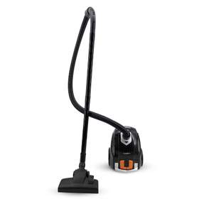 Aspirator cu sac Nedis, 700W, capacitate praf 2L, filtru HEPA, negru/portocaliu