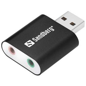 Placa de sunet externa Sandberg 133-33, interfata USB