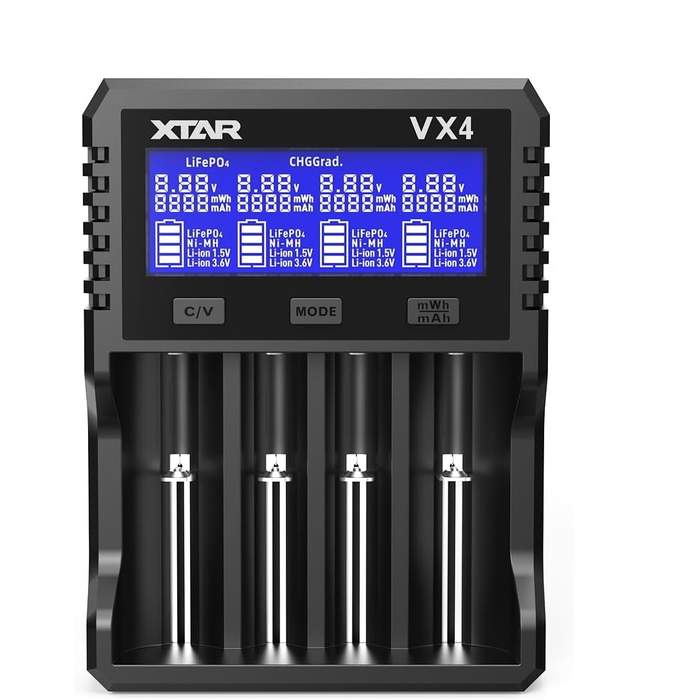 LiFePO4-Li-ion-Battery-Charger-NiMH-AA/AAA-4-Channel-LCD-Display-VX4-XTAR-1