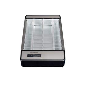 Prăjitor de pâine plat, inox periat și negru, 920W