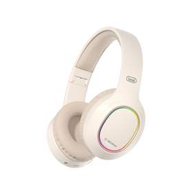Casti Bluetooth Trevi DJ 12E60 BT, MicroSD, AUX, crem