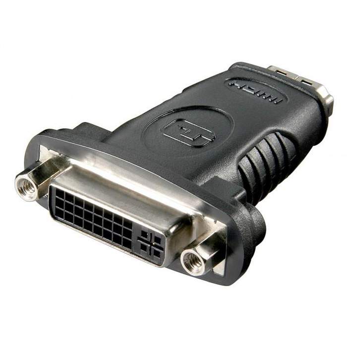 HDMI™/DVI-I-adaptor-black--19-pin-HDMI™-jack->-DVI-(24+5)-jack-1