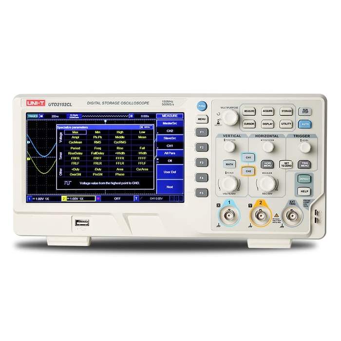 Digital-Oscilloscope-2-Channel-7"-TFT-150MHz-UNI-T-UTD2152CL-1